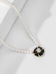 Luxusní perlový náhrdelník Giovana, Zlatá 36 cm + 5 cm (prodloužení)