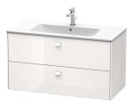 DURAVIT - Brioso Umyvadlová skříňka 55x102x48 cm, 2 zásuvky, lesklá bílá BR410302222