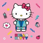Nástěnný kalendář poznámkový 2027 Notique Hello Kitty, 30 x 30 cm