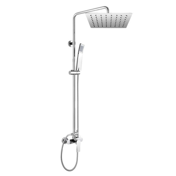 Mereo Dita sprchová baterie s talířovou hranatou slim sprchou 300x300 mm, nerez CBE60104SDD3