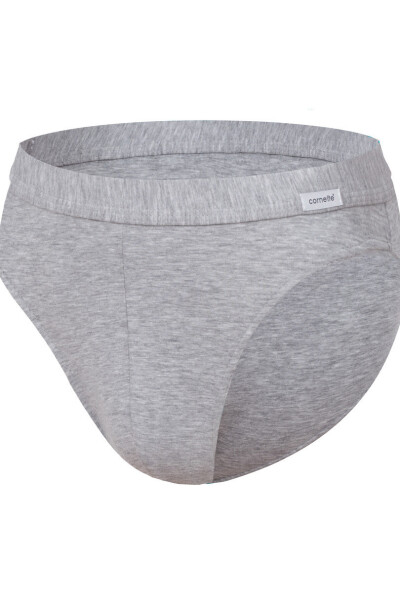 Pánské slipy Authentic 093 3-5XL melanžově šedá 4XL
