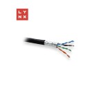 LYNX FTP kabel, Cat5e, PE (Fca), 0,5mm, celoměděný, venkovní, černý, box 305m EDF_10102836