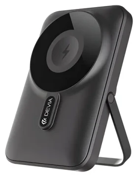 Devia Extreme Speed Series šedá / Powerbanka / Magnetická / s držákem / 10 000 mAh / 22,5W (6942297112162)