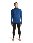 ICEBREAKER Mens 260 Tech LS Half Zip, Lazurite (vzorek) velikost: M