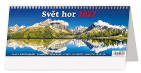 Kalendář stolní 2027 - Svět hor