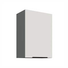 Horní skříňka Aria ANT 50 G-72 1F Barva korpusu: Antracit, Barva dvířek: WH - Crystal white AFM