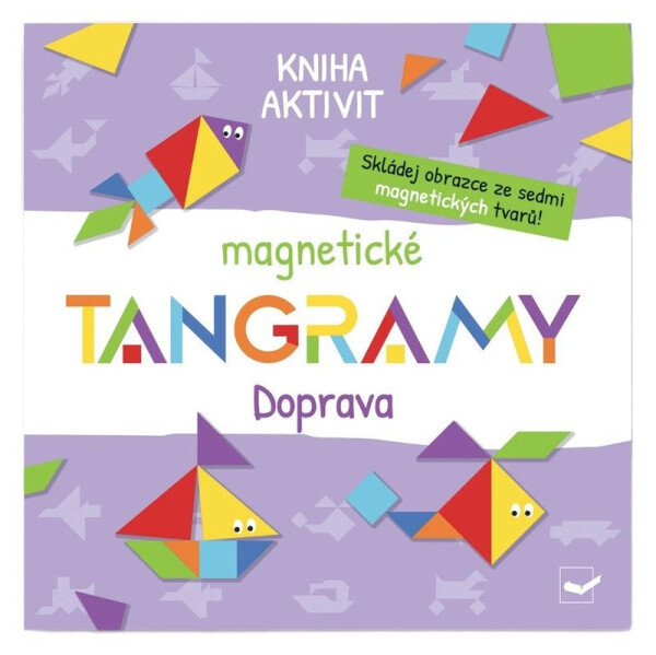 Kniha aktivit magnetické TANGRAMY Doprava