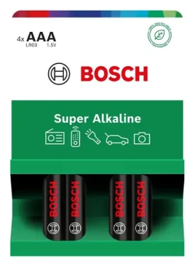 Bosch LR03SA4B/00 / Baterie / AAA (LR03) / Alkalická / 4 ks (8594162800148)