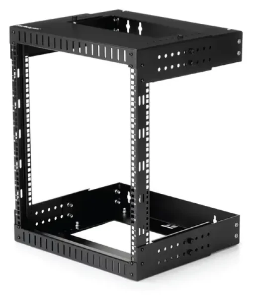 StarTech nástěnný rozvaděč 12U černá / Nástěnný rozvaděč / hloubka 510 mm / nosnost 90 kg (RK12WALLOA)