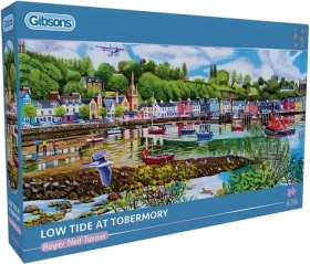 GIBSONS Panoramatické puzzle Odliv a příliv v Tobermory