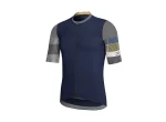 Dotout Stripe pánský dres krátký rukáv Melange Blue vel. M