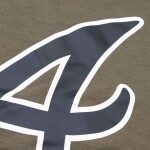 47 Brand Pánská mikina Atlanta Braves MLB Backer Burnside Hoodie Sandalwood Velikost: M