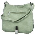 Stylová dámská koženková crossbody kabelka Folomija new, modrozelená