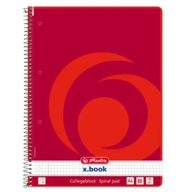 Herlitz Poznámkový blok A4 / spirálový / linkovaný / 80 listů (10834117)