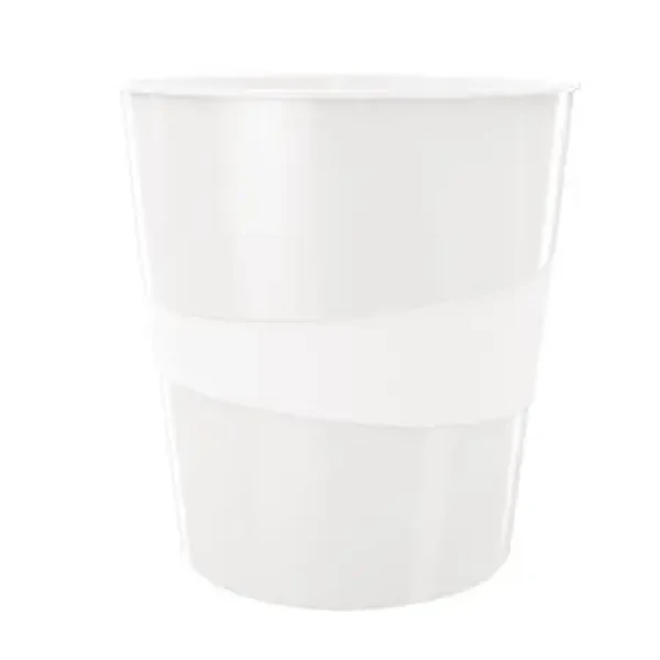 Leitz WOW Odpadkový koš 15 l perleťová bílá (52781001)