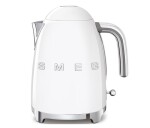 Smeg KLF03WHEU, rychlovarná konvice, 1,7 l, (7 šálků), 2400 W, styl 50. let, bílá