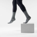 Unisex merino turistické ponožky SMARTWOOL Hike Classic Edition Light Cushion Crew, Light Gray velikost: 34-37 (S)