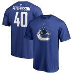 Fanatics Pánské Tričko Elias Pettersson #40 Vancouver Canucks Authentic Stack Name Number Velikost: