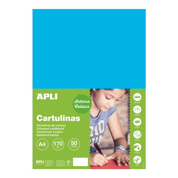 APLI A4, 170 středně modrý