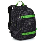Studentský batoh Grafitti green Topgal VIKI 26041 SET SMALL