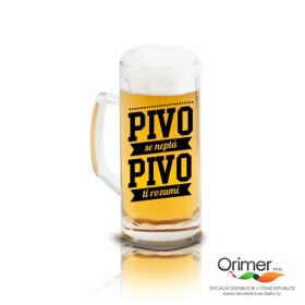 Ptakoviny.cz Půllitr - Pivo se neptá - 0,5 l