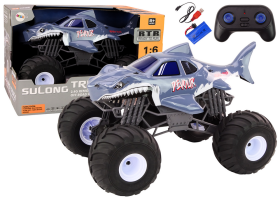 Mamido Velké terénní auto na dálkové ovládání 2.4G RC 1:6 Žralok