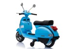 Mamido Dětský elektrický skútr Vespa PX150 12V modrý