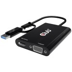 Manhattan USB 2.0 adaptér [1x USB-C® zástrčka - 1x zástrčka DisplayPort] USB-C auf DisplayPort-Kabel Stecker/Stecker 4K@