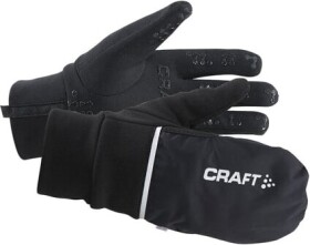 Craft Hybrid Weather Full black - Běžecké rukavice CRAFT ADV Hybrid Weather Velikost textilu: M