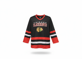Outerstuff Dětský dres Chicago Blackhawks Fashion Hockey Jersey Velikost: Dětské XL (164 - 170)