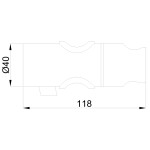 INVENA - Posuvný držák SC-D1-007-C