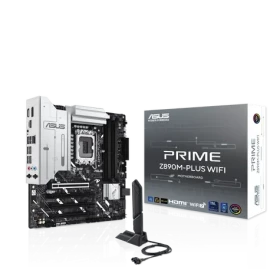 ASUS PRIME Z890M-PLUS WIFI / Z890 / LGA 1851 / 4x DDR5 / PCIex16 / 2.5GLAN / mATX (90MB1J80-M0EAY0)