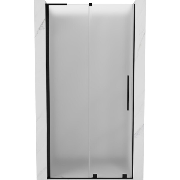 MEXEN/S - Velar L posuvné sprchové dveře 90, dekor, černá - 871-090-003-31-66 871-090-003-31-70