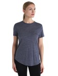 Dámské merino triko krátký rukáv ICEBREAKER Wmns 125 Cool-Lite Sphere III SS Tee, Midnight Navy Heather velikost: M