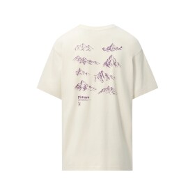 PICTURE W D&S Peaktee S/S, Natural White velikost: M