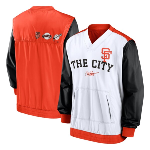 Nike Pánská bunda San Francisco Giants MLB Rewind Warm Up Windbreaker Jacket Velikost: S