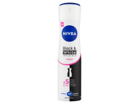 Nivea Black & White Invisible Clear Sprej antiperspirant 150ml