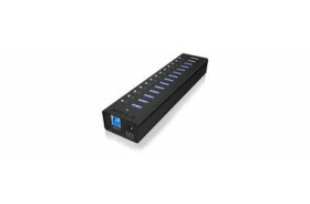 IcyBox IB-AC6113 USB Hub černá / 13x USB 3.0 / s USB nabíjením (IB-AC6113)