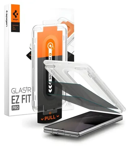Spigen Glas.tR EZ Fit Pro HD Privacy bílá / Ochranné sklo / Samsung Galaxy Z Fold7/8 Ultra / 9H tvrzené sklo / Privacy