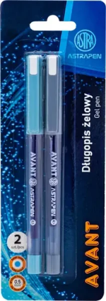 ASTRA PEN AVANT Gelové pero 0,5 mm (blistr, 2ks) (155738)