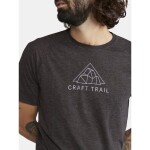 Běžecké tričko CRAFT ADV Trail Wool SS - černá Velikost textilu: XL