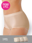 3PACK- Kalhotky s vyšším pasem bezešvé Culotte Intimidea Barva: Černá, Velikost XXL