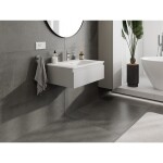 MEXEN/S - Orio koupelnová skříňka 70 cm s umyvadlem Otis, 1 šuplík, šedá mat/bílá mat 91A10-07023-1-BF62-W18M01