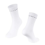 Ponožky FORCE SMACK, bílé (barva bílá velikost L/XL)