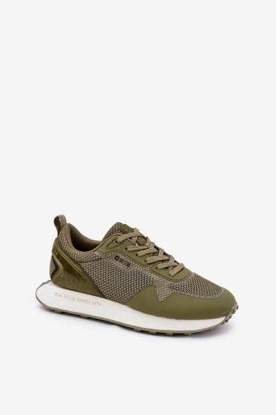 Pánské tenisky na platformě Big Star HI-POLY SYSTEM – khaki Velikost: 44