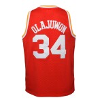 Mitchell & Ness Dětský dres Houston Rockets NBA Hakeem Olajuwon #34 1993-94 Youth Swingman Červená (YOUTH)