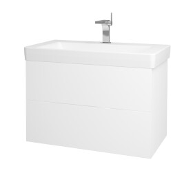 Dřevojas - Koupelnová skříňka VARIANTE SZZ2 85 pro umyvadlo Laufen Pro S - N01 Bílá lesk / L01 Bílá vysoký lesk 164188
