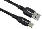 PremiumCord USB-C - USB 3.0 A / Kabel / USB 3.2 Gen 1 / 5 Gbit/s / 3A / 2 m / bavlněný oplet (ku31cx2)