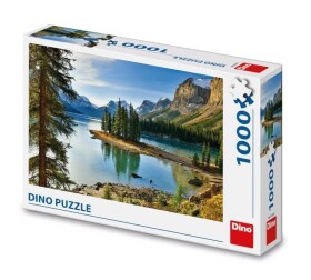 Puzzle Jezero Maligne 1000 dílků - Dino