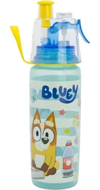 STOR Láhev na pití s rozprašovačem Bluey 575 ml / Plast / Bez BPA (50627)
